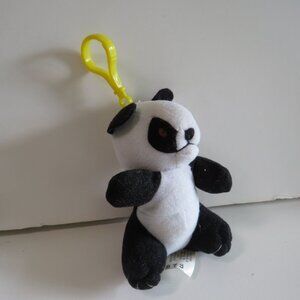 Panda Bear BACKPACK CLIP plush mini stuffed animal #2 zoo animal